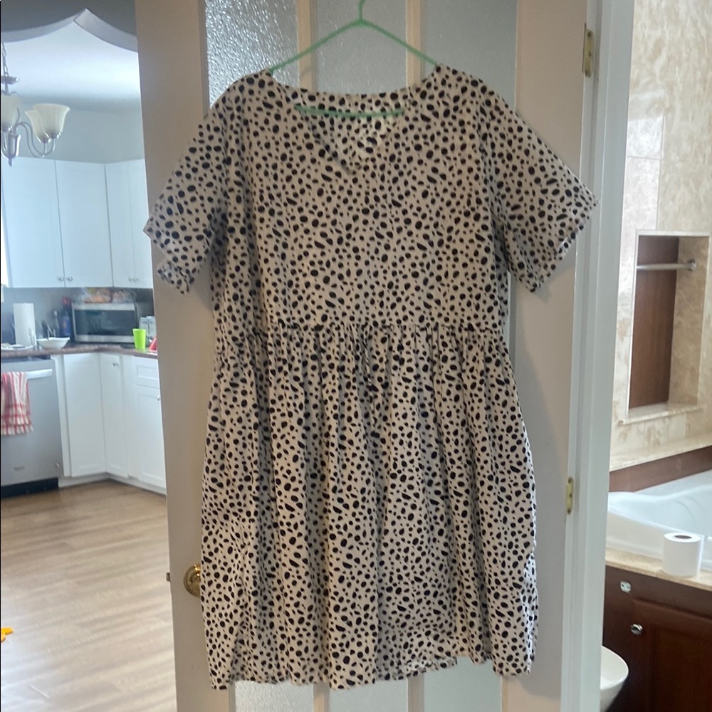 Dalmation Print Casual Sundress 3X made in 🇨🇦